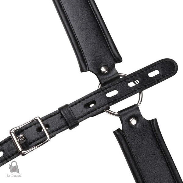 Ceinture de chasteté masculine en cuir durable