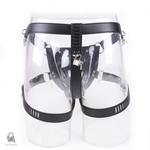 Ceinture de chasteté ajustable pour homme