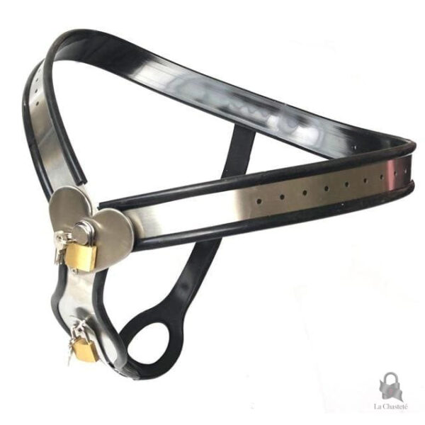 Dispositif de chasteté en métal pour femme