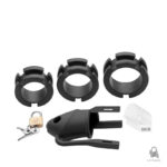 Cage de chasteté compacte et discrète en silicone